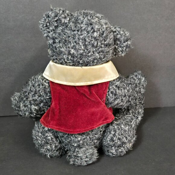 DanDee Smokey Scruffy Teddy Bear 10" Plush W/ Pocket Watch Vest Glasses Bowtie - Picture 5 of 12